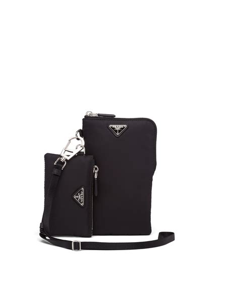 prada two nylon pouches